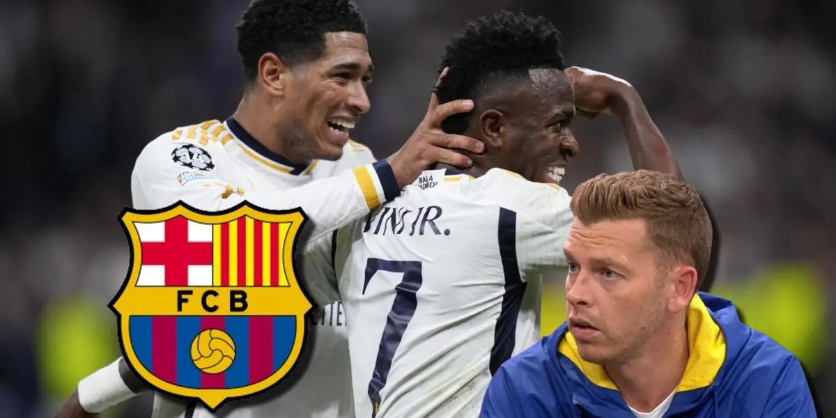 Jota Jordi y jugadores del Real Madrid