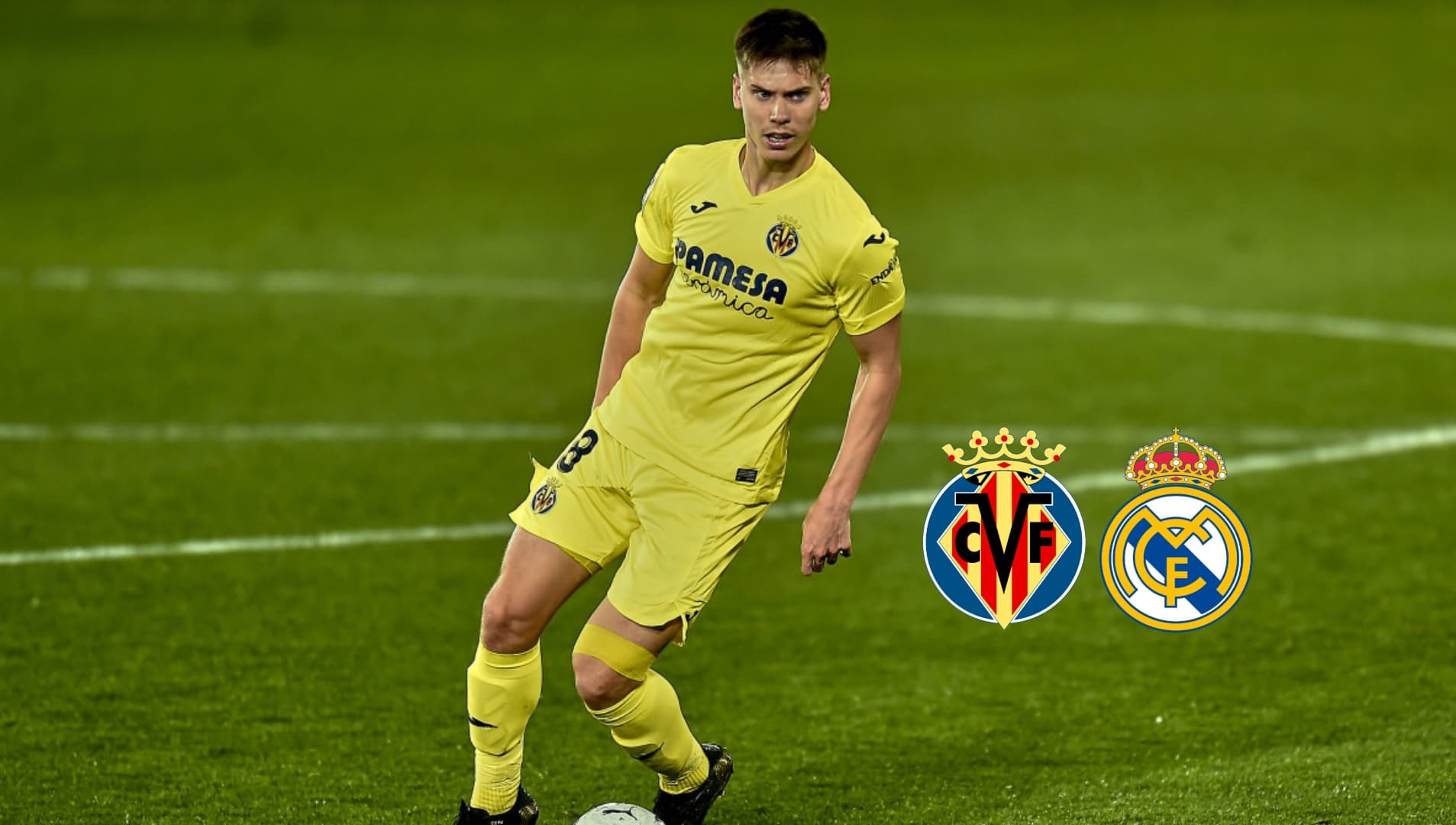 Juan Foyth marcó el primer gol del partido para el Villarreal, que empezó el partido con un 1-0
