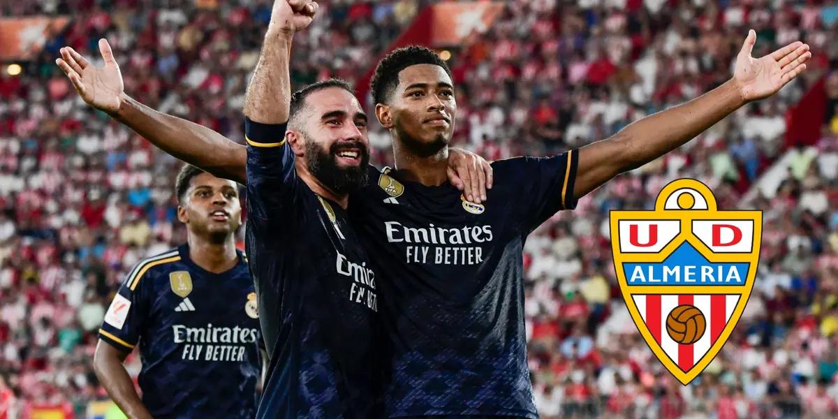 Jude Bellingham celebrando un gol frente al Almería