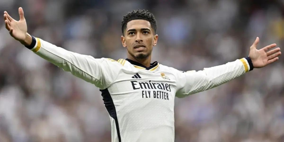 Jude Bellingham expresó un "fuck off" en la cara del linier y no vio la amonestación