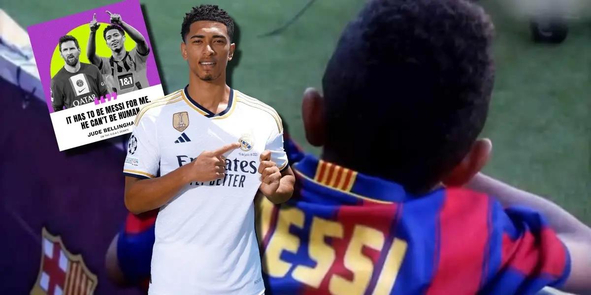 Jude Bellingham ha sido relacionado con el FC Barcelona, pero ahora en el Real Madrid quiere quitarse esa etiqueta