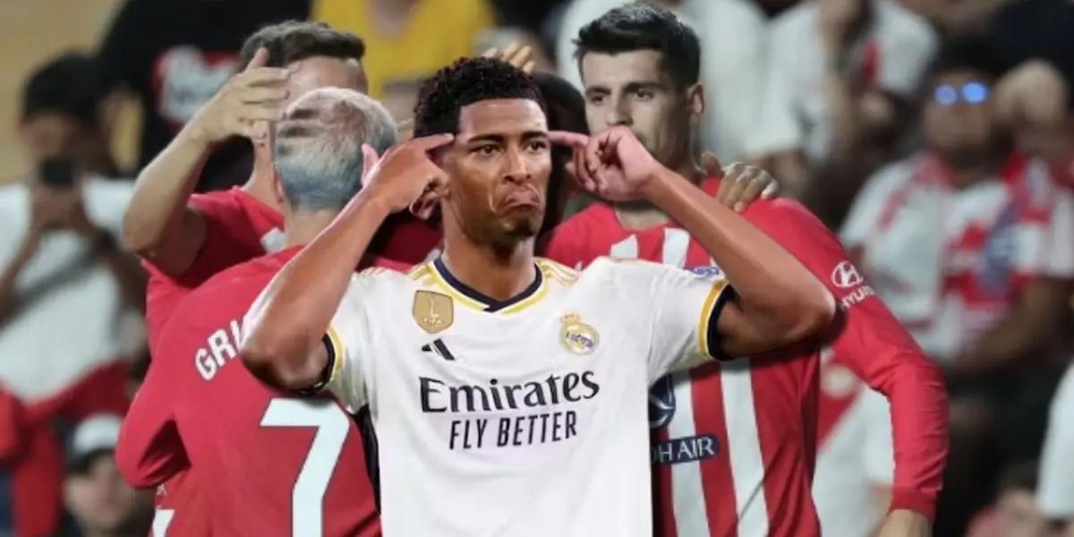 Jude Bellingham se peleó con medio mundo en el partido del Reak Madrid ante Atlético de Madrid