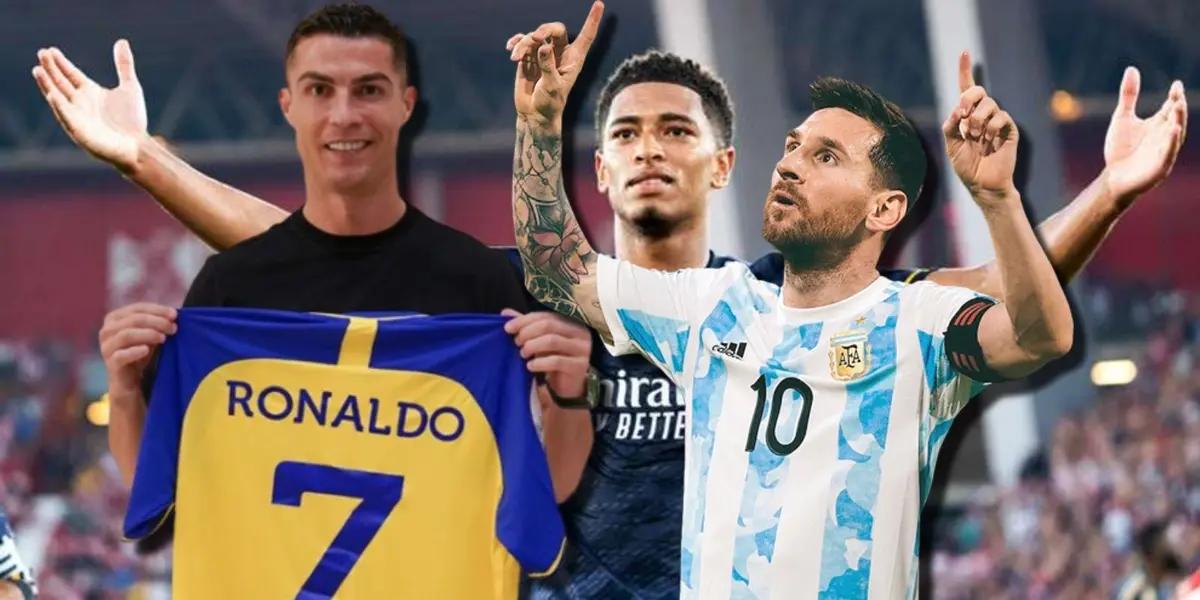 Jude Bellingham tiene aspiraciones demasiado grandes, para que dejen de hablar de Cristiano Ronaldo y Lionel Messi