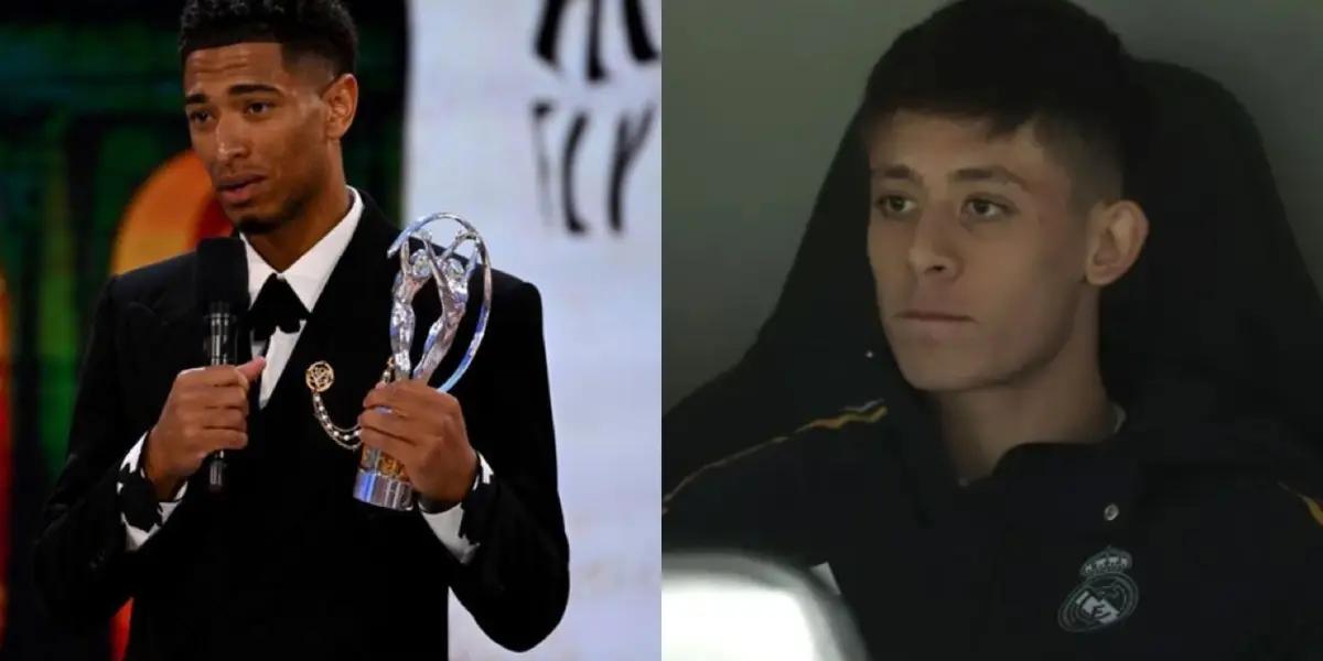 Jude Bellingham y Arda Guler, jugadores del Real Madrid