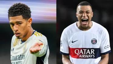Jude Bellngham, jugador del Real Madrid, y Kylian Mbappé del PSG