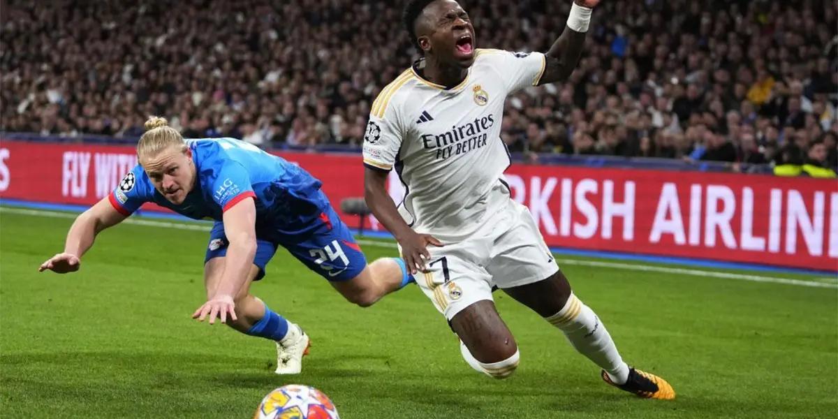 Jugador del Leipzig reveló que hubo favoritismo del referí para el Real Madrid