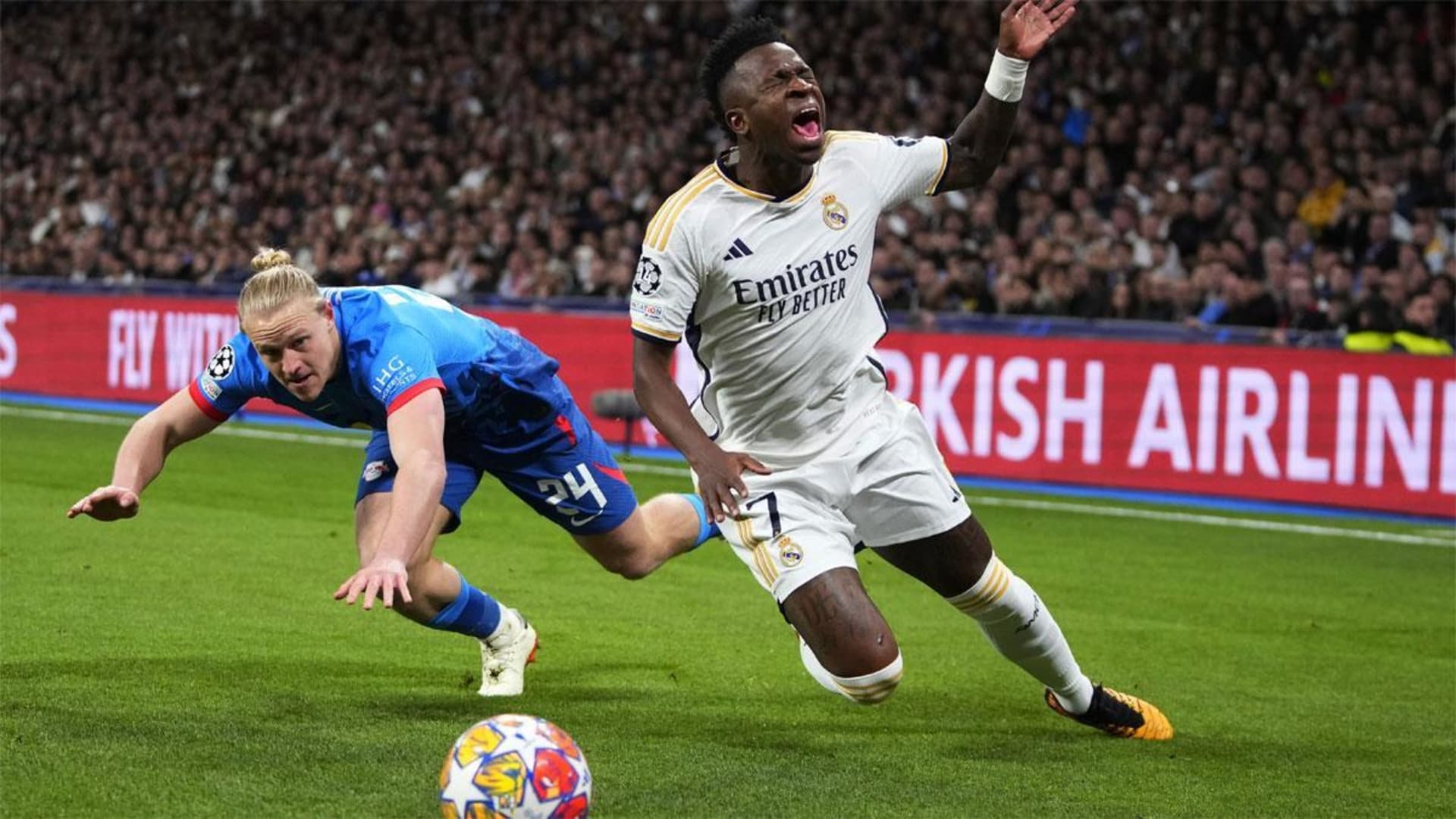 Jugador del Leipzig reveló que hubo favoritismo del referí para el Real Madrid