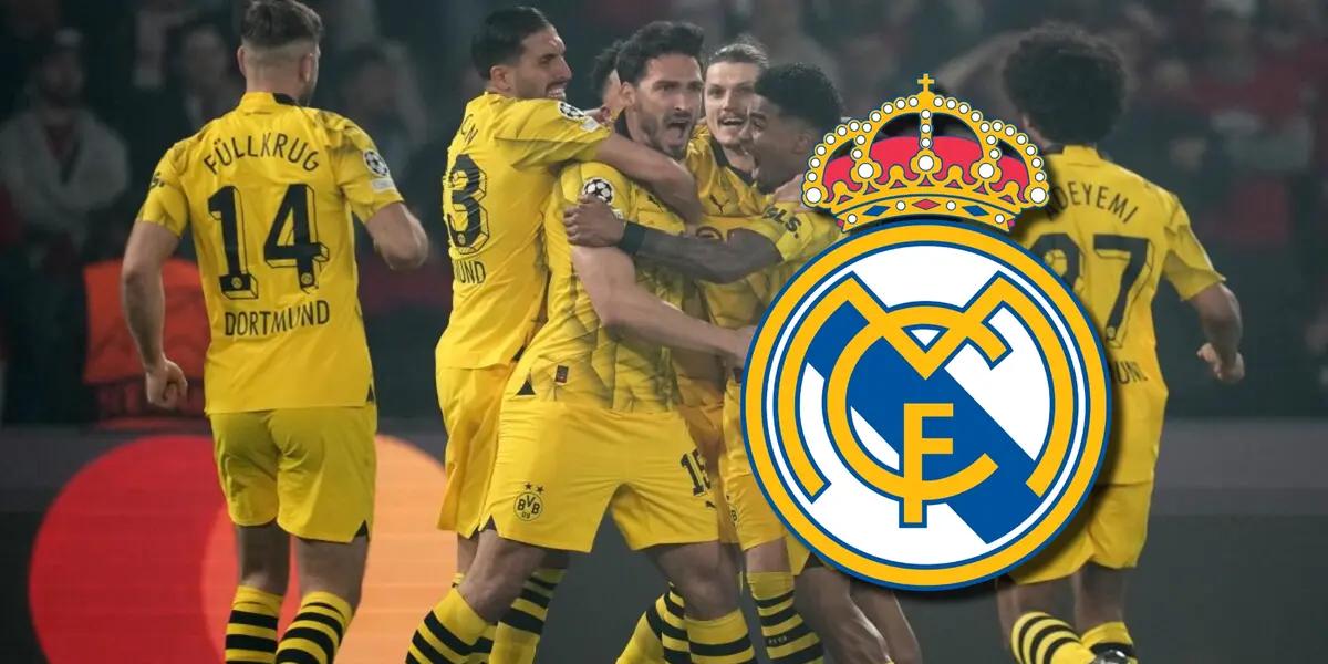 Jugadores del Borussia Dortmund celebrando un gol