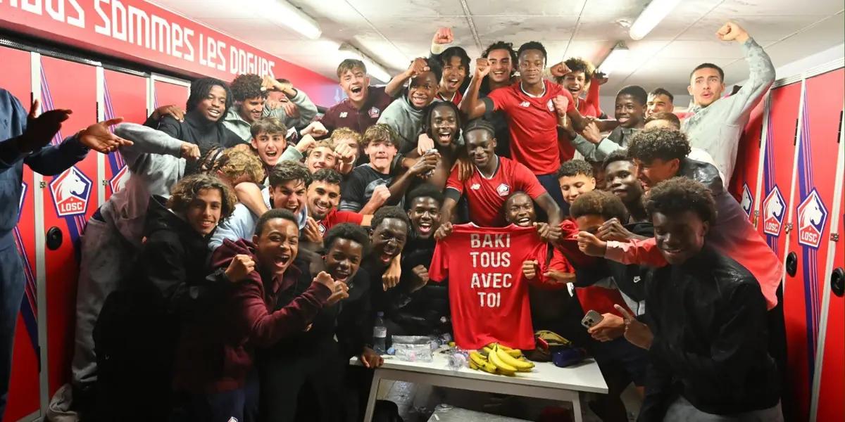 Jugadores del Lille. Foto: redes sociales del Lille.