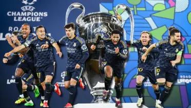 Jugadores del Real Madrid celebrando