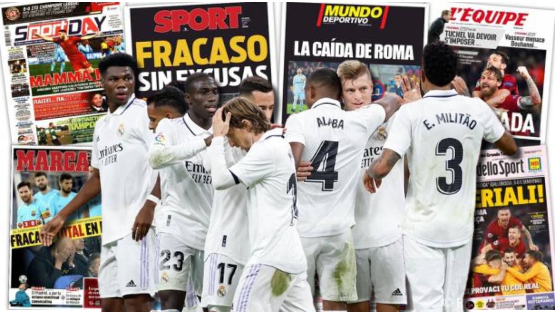 Jugadores del Real Madrid enojados tras empate y se desquitaron con la prensa