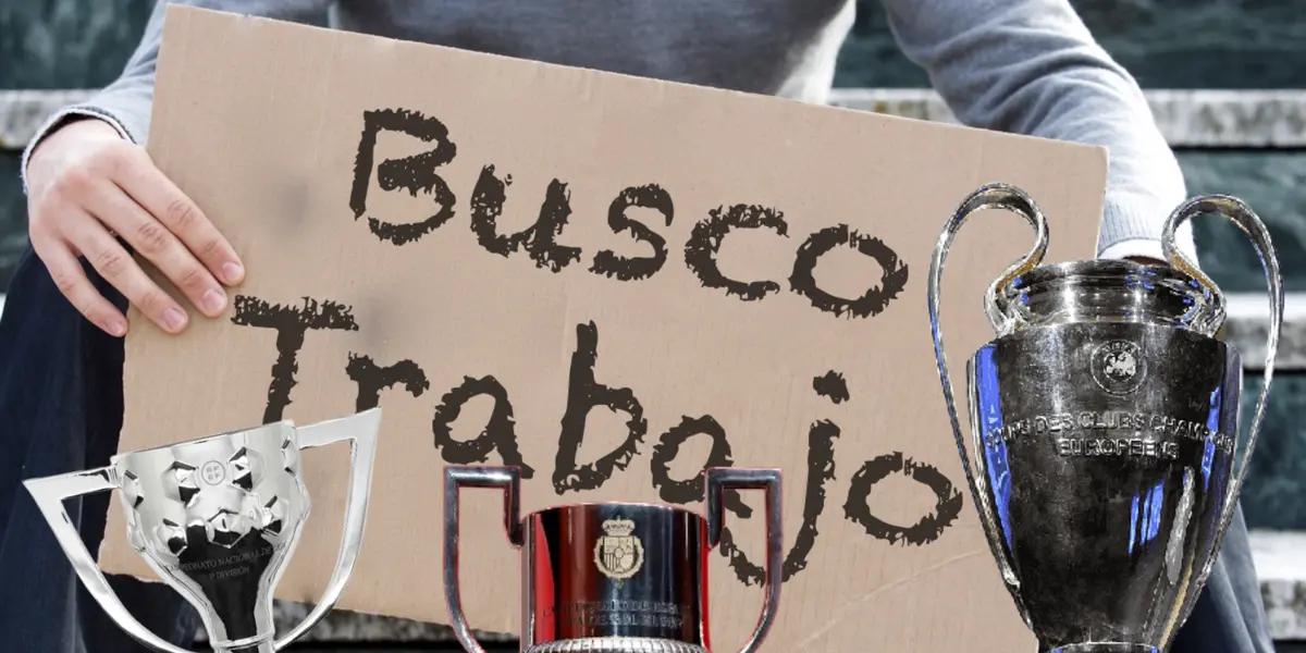 Jugaría hasta gratis, lo ganó todo con el Madrid pero hoy busca trabajo
