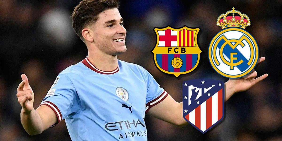 Julián Álvarez en la órbita de este equipo, luego que en el Manchester City tiene pocas oportunidades de jugar pero es crack