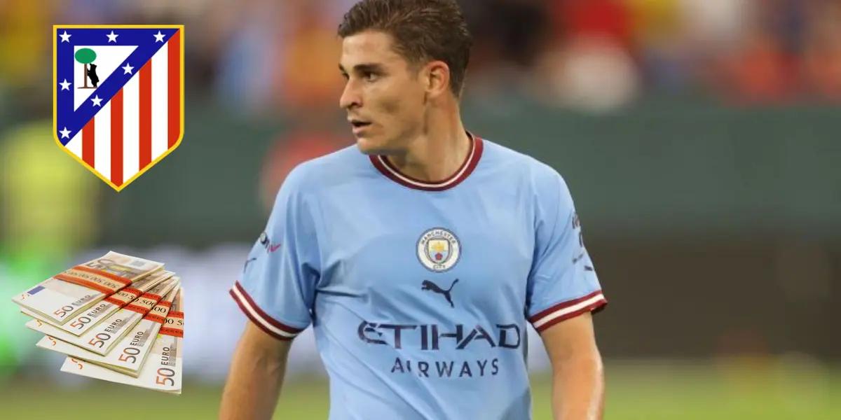 Julián Álvarez suena fuerte en Atlético de Madrid y hay un número jugoso que podría hacerlo cambiar de rumbo