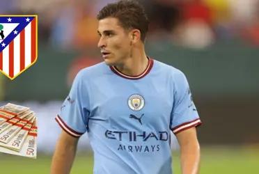 Julián Álvarez suena fuerte en Atlético de Madrid y hay un número jugoso que podría hacerlo cambiar de rumbo