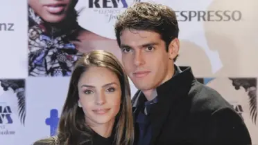 Kaká con su ex pareja, Carol Celico, que le pidió el divorcio por ser demasiado perfecto
