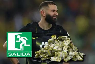 Karim Benzema no la pasa bien en el Al-Ittihad y en el caso de salir, deben pagar su millonaria cláusula