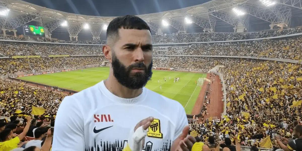 Karim Benzema no pasa un buen momento en su nueva experiencia Con Al Ittihad