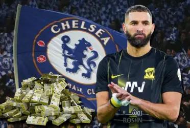 Karim Benzema, pese a que gana una fortuna, no se siente cómodo en Al-Ittihad y Chelsea lo quiere rescatar