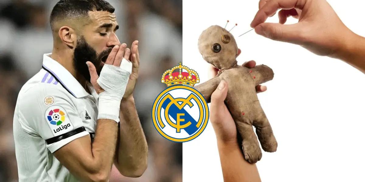 Karim Benzema sufre una maldición que preocupa al Madrid y alegra al Barcelona.