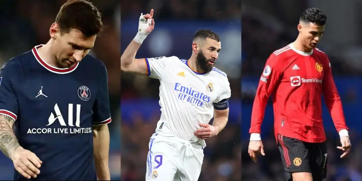 Karim Benzema va por un record que solo otros 11 jugadores en la historia han obtenido: ganar la Champions y el Mundial el mismo año. Algo que ni Messi, ni Cristiano Ronaldo han logrado.