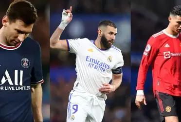Karim Benzema va por un record que solo otros 11 jugadores en la historia han obtenido: ganar la Champions y el Mundial el mismo año. Algo que ni Messi, ni Cristiano Ronaldo han logrado.