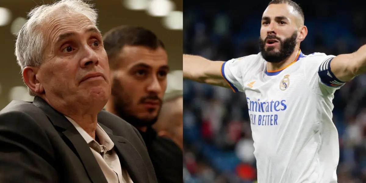 Karim Benzema y su padre / Foto: Collage