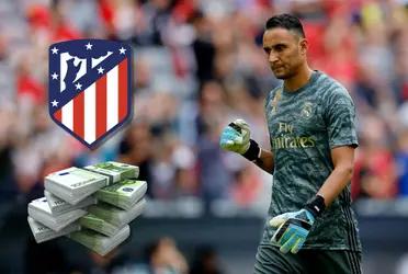 Keylor Navas puede llegar a Atlético de Madrid por una cifra sorprendente