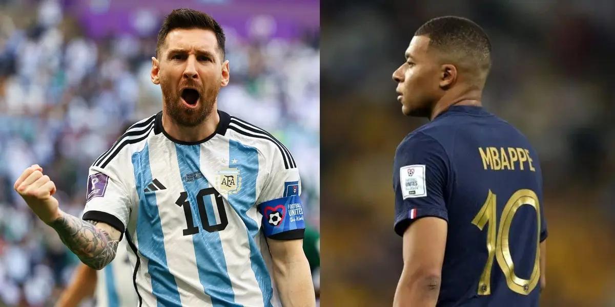 Kyliam Mbappé le dio el no al Madrid y de paso vio a Messi levantar la Copa del Mundo.