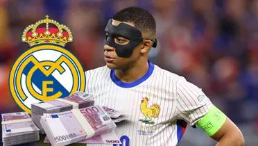 Kylian Mbappé con la camiseta de Francia en la Eurocopa. (Foto: EFE)