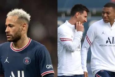 Kylian Mbappé debido a la falta de su falta de profesionalismo, su bajo rendimiento y su alto sueldo querría a Neymar fuera del PSG.