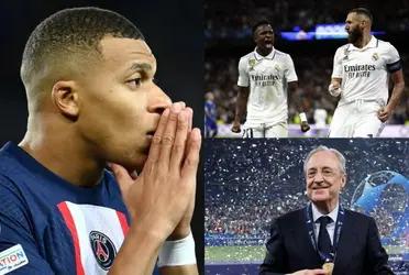 Kylian Mbappé dejó de ser prioridad para Florentino Pérez y el Madrid irá por un nuevo galáctico.