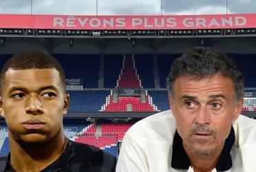 Kylian Mbappé es agente libre desde este 1 de enero y Luis Enrique fue consultado al respecto respondiendo de una forma particular