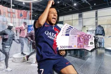Kylian Mbappé no escatima en gastos cuando se trata de comprar vestimenta, entre otras cosas