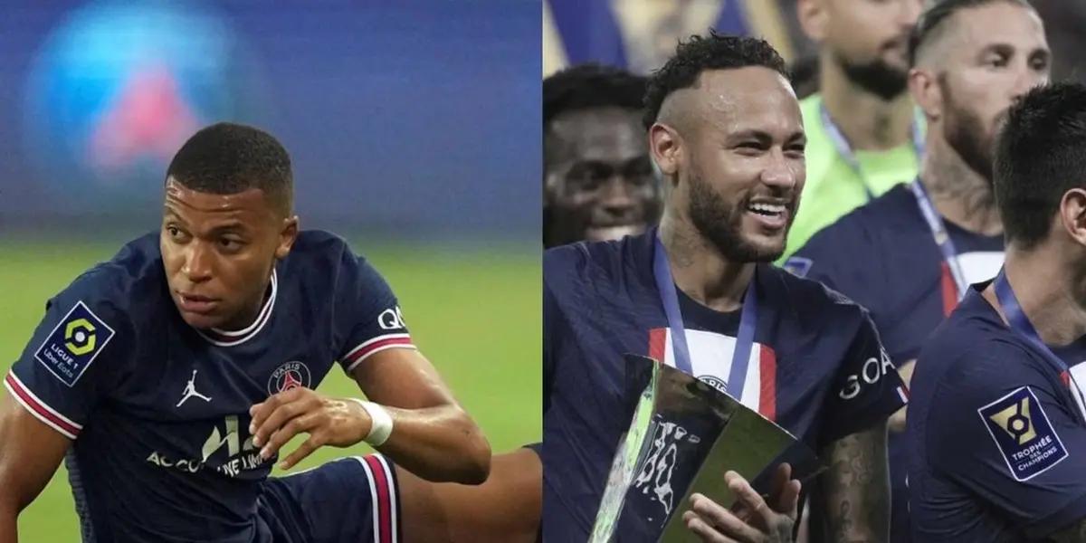 Kylian Mbappé habría denostado a Neymar y ahora no solo sufre lesiones sino que tiene que ver como el brasileño es la figura del PSG