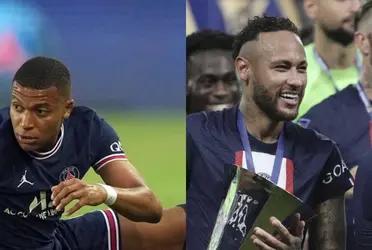 Kylian Mbappé habría denostado a Neymar y ahora no solo sufre lesiones sino que tiene que ver como el brasileño es la figura del PSG