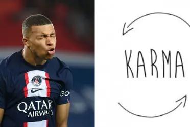 Kylian Mbappé hizo un gol de vivo que cayó muy mal en los jugadores de Lorient y el karma le volvió como efecto bumerang.