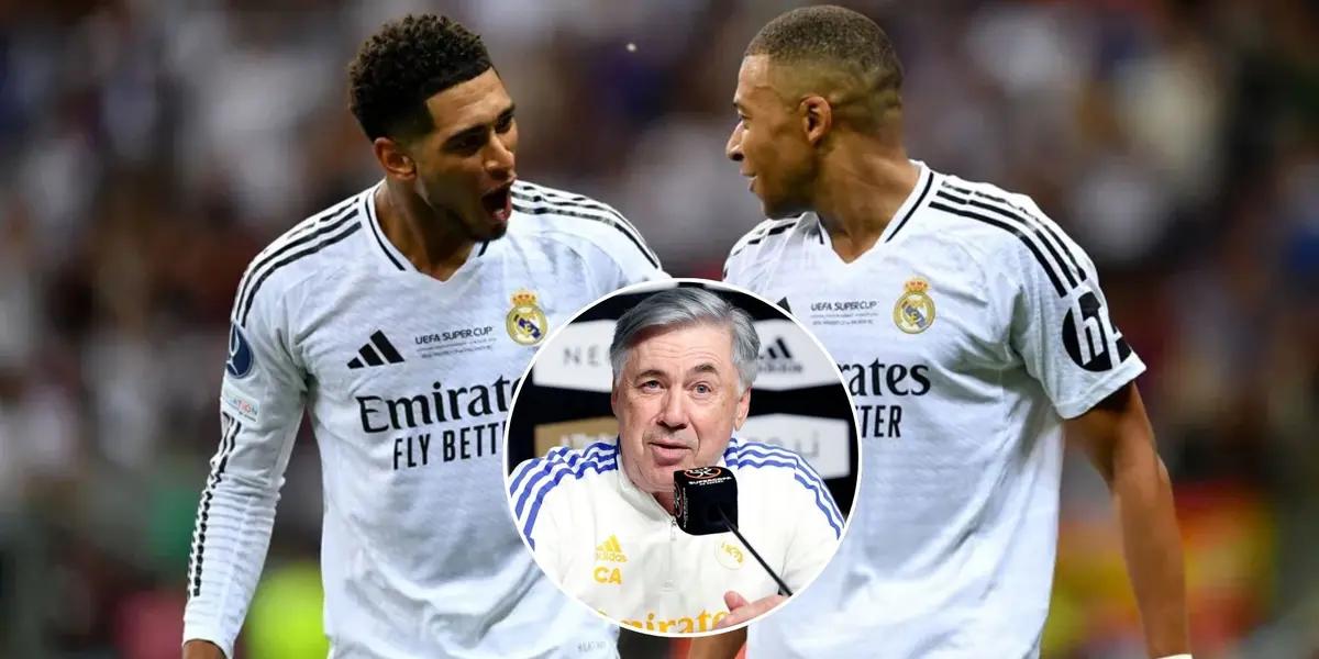 Kylian Mbappé - Jude Bellingham - Carlo Ancelotti (Foto: Real Madrid)