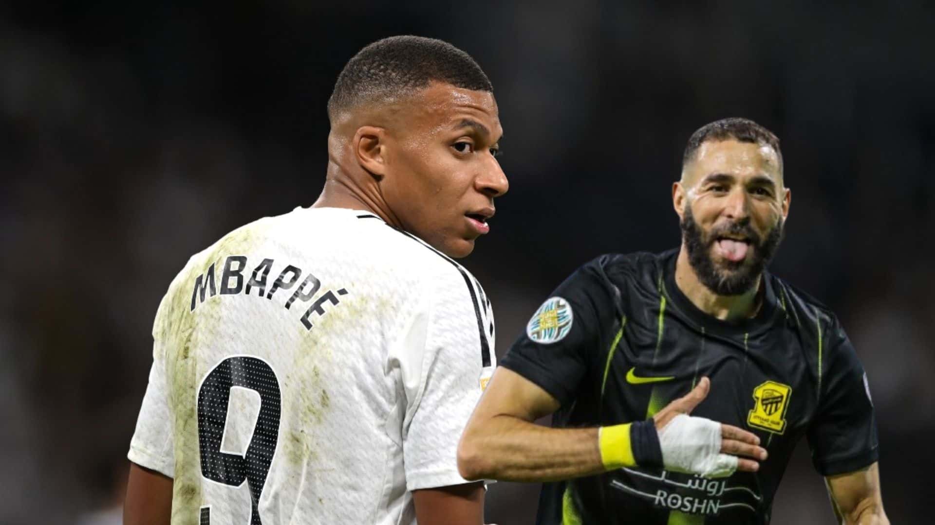 Kylian Mbappé - Karim Benzema (Foto: Real Madrid)