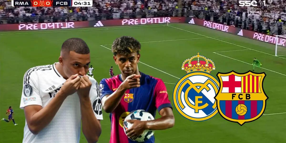 Kylian Mbappé - Lamine Yamal (Foto: Captura X)