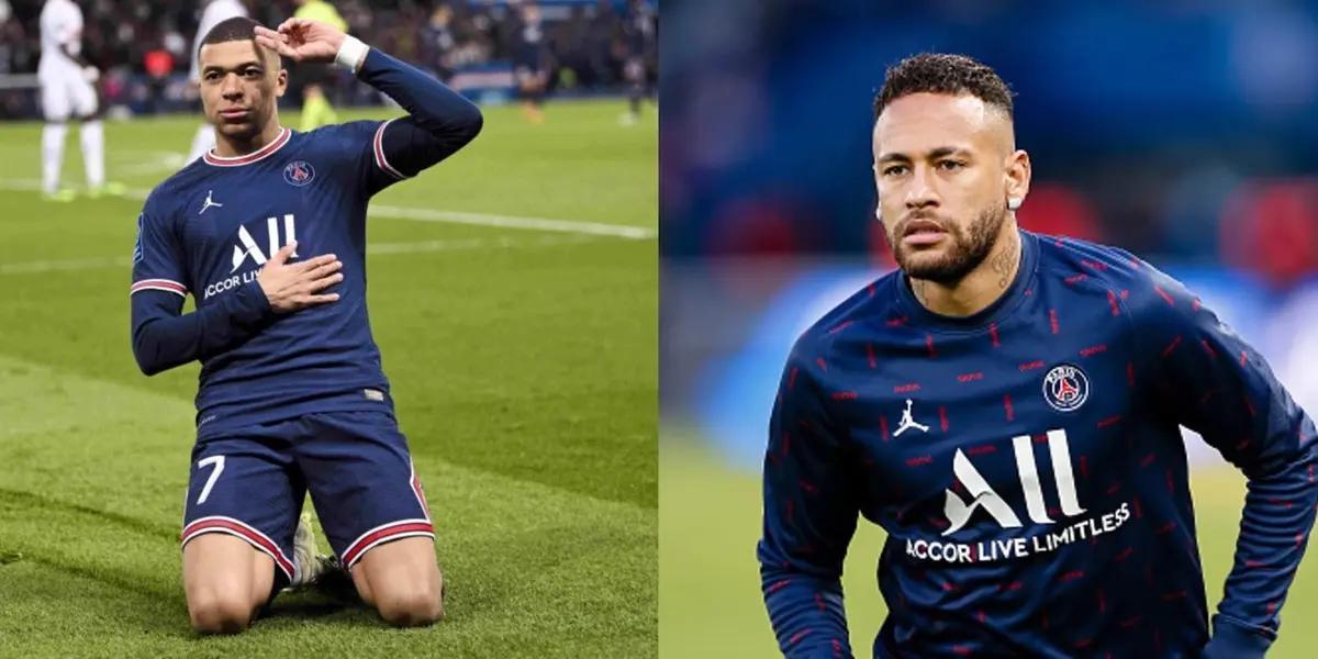 Kylian Mbappé le habría solicitado a la dirigencia del PSG que en caso de que Neymar decida continuar en el club parisino le reduzcan su salario a menos de la mitad para poder fichar a un delantero estrella más.