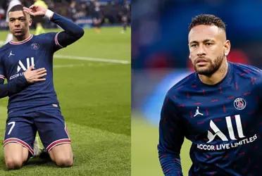 Kylian Mbappé le habría solicitado a la dirigencia del PSG que en caso de que Neymar decida continuar en el club parisino le reduzcan su salario a menos de la mitad para poder fichar a un delantero estrella más.