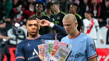 Mientras Haaland gana 52 millones, el sueldo a Mbappé si llega a Manchester City