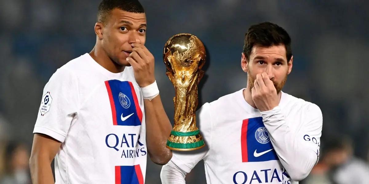 Kylian Mbappé se volvió a referir a Lionel Messi y sorprendieron sus declaraciones, luego que jugaron en el PSG y se enfrentaron en un mundial
