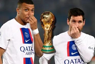 Kylian Mbappé se volvió a referir a Lionel Messi y sorprendieron sus declaraciones, luego que jugaron en el PSG y se enfrentaron en un mundial