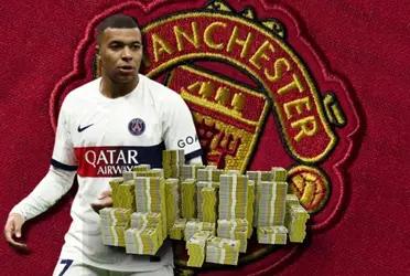 Kylian Mbappé ahora suena para el Manchester United, luego que el Real Madrid lo rechazó