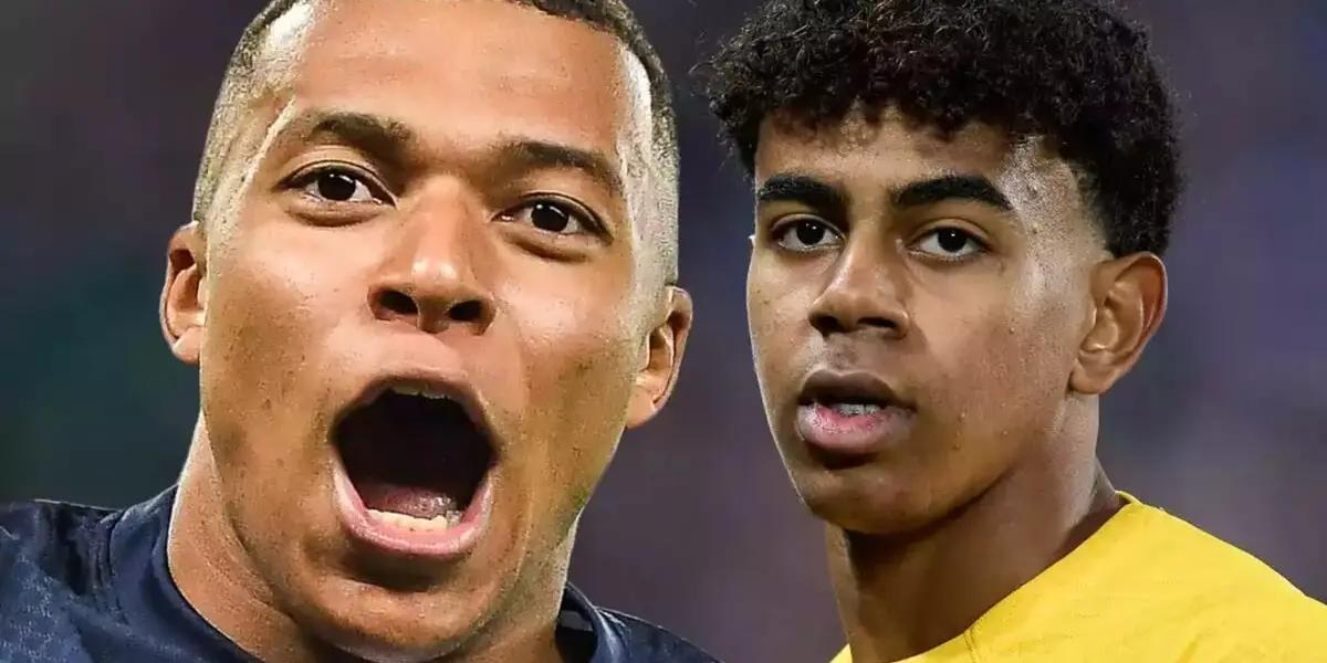 Kylian Mbappé tiene la intención de pasarle al FC Barcelona en Champions, pero Yamal está encendido