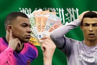 Kylian Mbappé tiene una fuerte oferta desde Arabia Saudita y esto generó en Cristiano Ronaldo