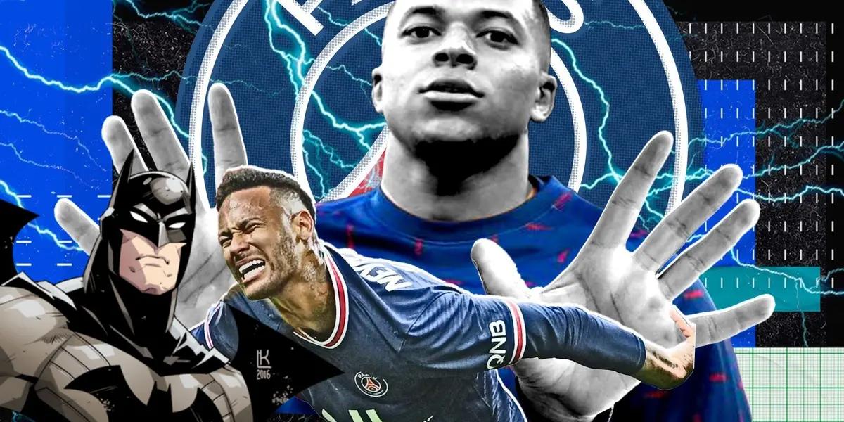 Kylian Mbappé tiene varios puntos de contacto con el villano del universo el murciélago, el superhéroe favorito del brasileño del París Saint-Germain.