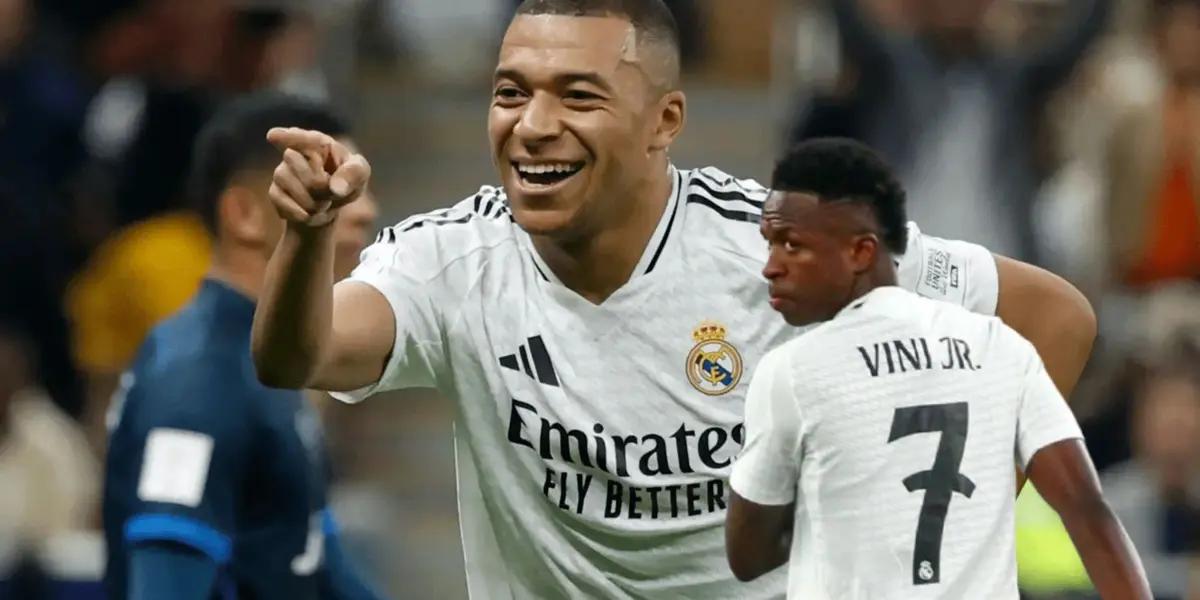 Kylian Mbappé - Vini Jr. (Foto: X del Real Madrid)